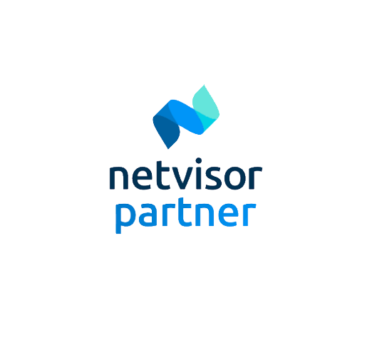 Olemme Netvisor Partner -tilitoimisto. Kuvassa Netvisor Partner -logo
