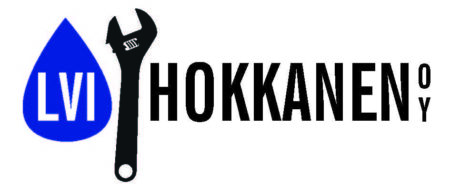 Tilipalvelu Korhosen asiakasreferenssi LVI Hokkanen. Kuvassa LVI Hokkasen logo